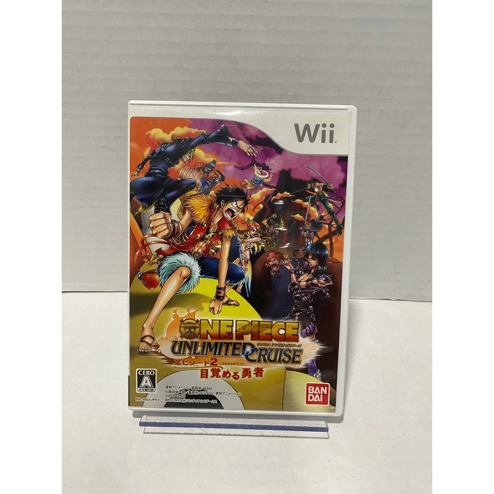 Bandai One Piece Unlimited Cruise Episode 2 Wii NTSC-J Japan Import Excellent